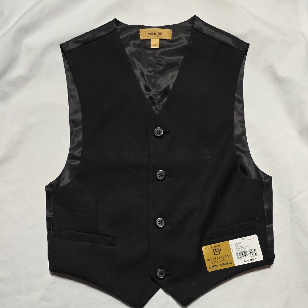 Class Club Black Vest